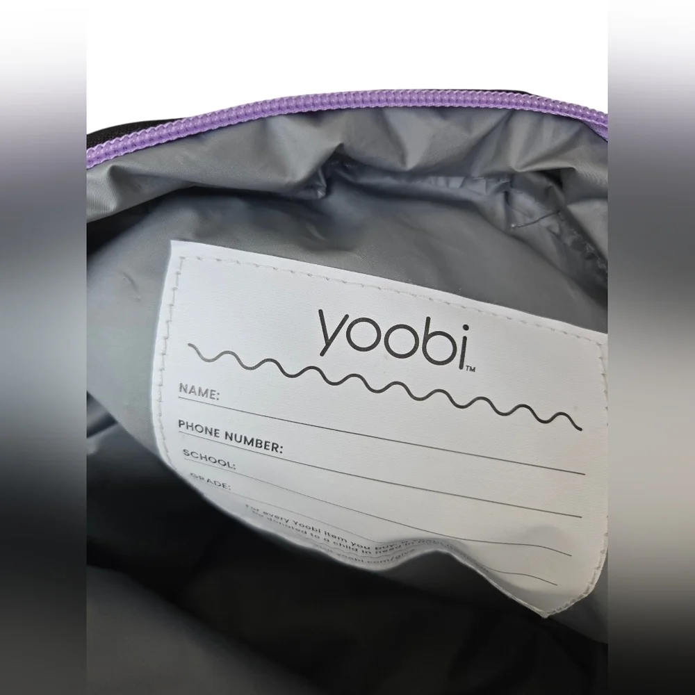 Yoobi Kids Constellation Lunch Box- Black and Purple